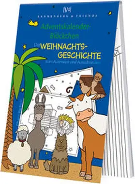 Bartsch |  Die Weihnachtsgeschichte zum Ausmalen und Ausschneiden | Buch |  Sack Fachmedien