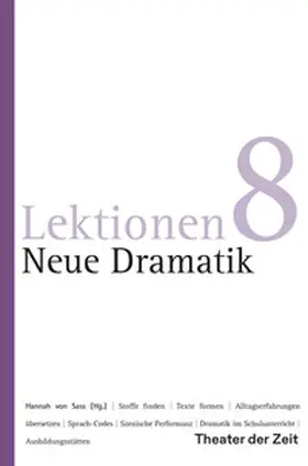 von Sass |  Neue Dramatik | Buch |  Sack Fachmedien