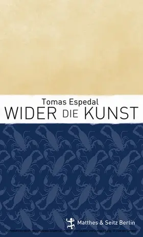 Espedal | Wider die Kunst | E-Book | www.sack.de