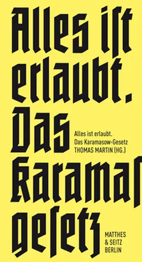 Martin |  Alles ist erlaubt. | Buch |  Sack Fachmedien
