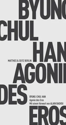 Han |  Agonie des Eros | Buch |  Sack Fachmedien