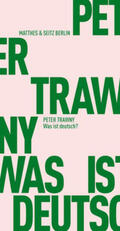 Trawny |  Was ist deutsch? | Buch |  Sack Fachmedien