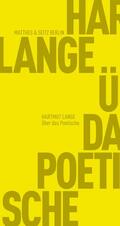 Lange |  Über das Poetische | eBook | Sack Fachmedien