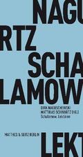 Naguschewski / Schwartz |  Schalamow. Lektüren | Buch |  Sack Fachmedien