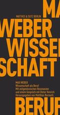 Weber / Bormuth |  Wissenschaft als Beruf | eBook | Sack Fachmedien