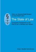 von Alemann / Briesen / Khanh |  State of Law | Buch |  Sack Fachmedien