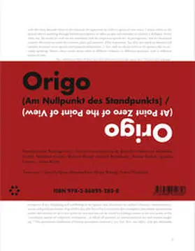Rinagl / Thalmair |  Origo (At Point Zero des Point of View) | Buch |  Sack Fachmedien