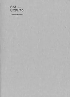 Lecomte |  6/3/– 8/29/13 | Buch |  Sack Fachmedien