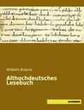 Braune |  Althochdeutsches Lesebuch | Buch |  Sack Fachmedien