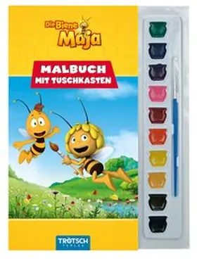 Trötsch Verlag GmbH & Co. KG |  Malbuch mit Tuschkasten "Die Biene Maja" | Buch |  Sack Fachmedien