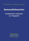 Staffeldt / Hagemann |  Semantiktheorien | eBook | Sack Fachmedien