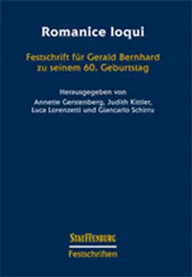 Gerstenberg / Kittler / Lorenzetti |  Romanice loqui | Buch |  Sack Fachmedien