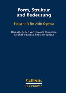 Miyashita / Fujinawa / Tanaka |  Form, Struktur und Bedeutung | Buch |  Sack Fachmedien
