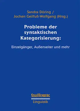 Döring / Geilfuß-Wolfgang |  Probleme der syntaktischen Kategorisierung: | Buch |  Sack Fachmedien