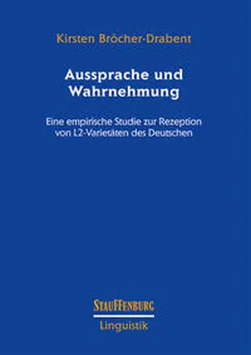Bröcher-Drabent |  Aussprache und Wahrnehmung | Buch |  Sack Fachmedien