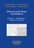 Quasthoff / Kern / Ohlhus |  Quasthoff, U: Diskurse und Texte von Kindern | Buch |  Sack Fachmedien