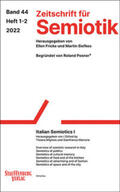 Migliore / Marrone |  Zeitschrift für Semiotik / Italian Semiotics I | Buch |  Sack Fachmedien