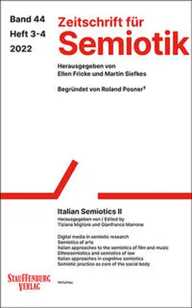 Migliore / Marrone |  Zeitschrift für Semiotik / Italian Semiotics II | Buch |  Sack Fachmedien