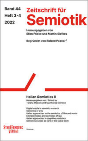 Migliore / Marrone | Zeitschrift für Semiotik / Italian Semiotics II | Buch | 978-3-95809-679-0 | sack.de