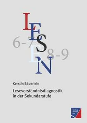 Bäuerlein | Leseverständnisdiagnostik in der Sekundarstufe | Buch | 978-3-95826-008-5 | sack.de