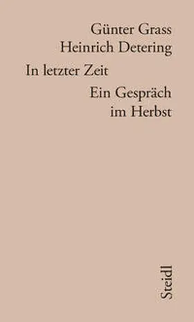 Grass / Detering |  In letzter Zeit | Buch |  Sack Fachmedien