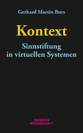 Burs |  Kontext | Buch |  Sack Fachmedien