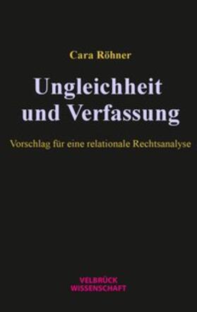 Röhner | Ungleichheit und Verfassung | Buch | 978-3-95832-181-6 | sack.de