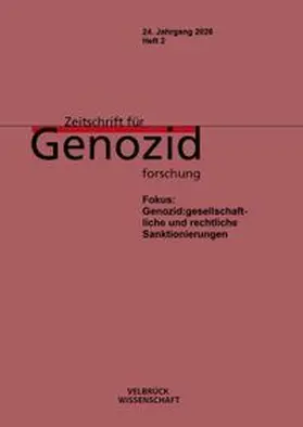 Dabag / Platt |  Zeitschrift für Genozidforschung, 24. Jahrgang 2026, Heft 2 | Buch |  Sack Fachmedien