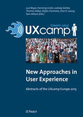 Beyer / Grote / Gatzke |  New Approaches in User Experience | Buch |  Sack Fachmedien