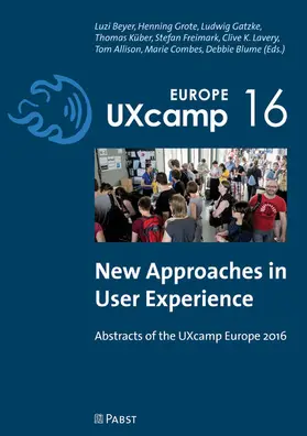 Beyer / Grote / Gatzke |  New Approaches in User Experience | eBook | Sack Fachmedien