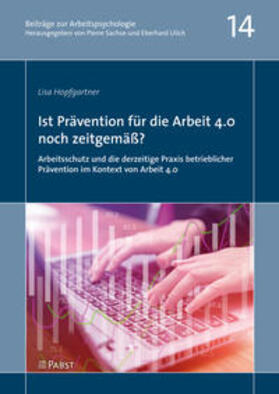 Hopfgartner | Hopfgartner, L: Ist Prävention für die Arbeit 4.0 noch zeitg | Buch | 978-3-95853-547-3 | sack.de