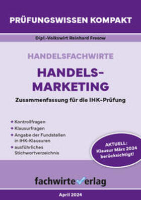 Fresow | Handelsfachwirte: Handelsmarketing | Buch | 978-3-95887-433-6 | sack.de