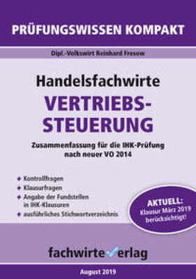 Fresow | Handelsfachwirte: Vertriebssteuerung | Buch | 978-3-95887-458-9 | sack.de