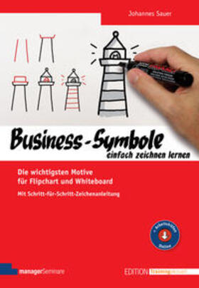 Sauer |  Business-Symbole einfach zeichnen lernen | Buch |  Sack Fachmedien