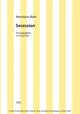 Bahr / Pias |  Hermann Bahr / Secession | eBook | Sack Fachmedien