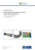 Weber |  Berührungslose Übertrager für elektrisch erregte Synchronmaschinen | Buch |  Sack Fachmedien