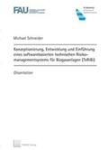 Schneider |  Konzeptionierung, Entwicklung und Einführung eines softwarebasierten technischen Risikomanagementsystems für Biogasanlagen (TeRiBi) | Buch |  Sack Fachmedien