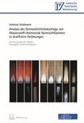 Goldmann / Dinkelacker |  Analyse des Grenzschichtrückschlags von Wasserstoff-Ammoniak Vormischflammen in drallfreien Strömungen | Buch |  Sack Fachmedien
