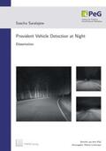 Saralajew |  Provident Vehicle Detection at Night | Buch |  Sack Fachmedien