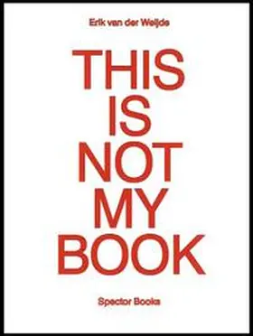 van der Weijde |  This Is Not My Book | Buch |  Sack Fachmedien