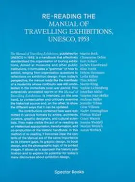 Müller / Kähny / Lichtenberg |  Re-reading the Manual of Travelling Exhibitions | Buch |  Sack Fachmedien