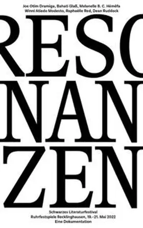 Otoo / Oholi |  Resonanzen - Schwarzes Literaturfestival | Buch |  Sack Fachmedien