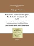 Kempelen / Hoffmann / Brackhane |  Wolfgang Kempelen. Der Mechanismus der menschlichen Sprache. Part 1 | Buch |  Sack Fachmedien
