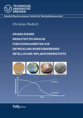 Redlich |  Grundlegende werkstofftechnische Forschungsarbeiten zur Entwicklung bioresorbierbarer metallischer Implantatwerkstoffe | Buch |  Sack Fachmedien