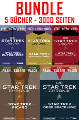 Sülter / Prahl / Walch |  Die Star-Trek-Chronik - Das Bundle mit Band 1 bis 5 | Buch |  Sack Fachmedien