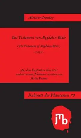 Crowley |  Das Testament von Magdalen Blair | Buch |  Sack Fachmedien