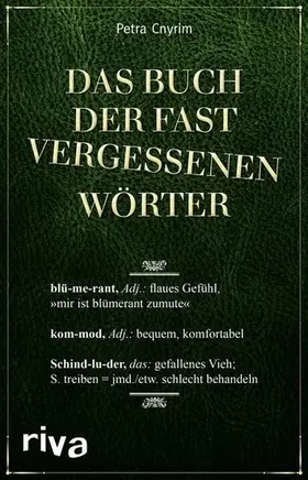 Cnyrim |  Das Buch der fast vergessenen Wörter | eBook | Sack Fachmedien
