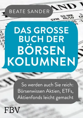 Sander |  Das große Buch der Börsenkolumnen | Buch |  Sack Fachmedien