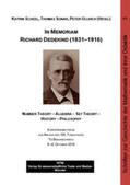 Scheel / Sonar / Ullrich |  In Memoriam Richard Dedekind (1831–1916) Number Theory – Algebra – Set Theory – History – Philosophy | Buch |  Sack Fachmedien