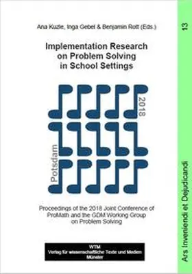 Kuzle / Gebel / Rott |  Implementation Research on Problem Solving in School Settings | Buch |  Sack Fachmedien
